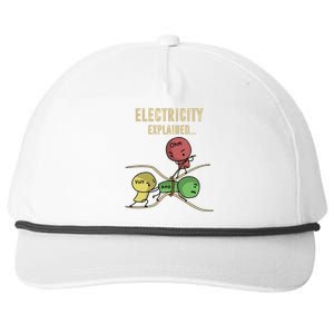 Electricity Explained Ohm Law Snapback Five-Panel Rope Hat