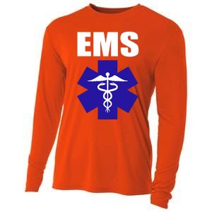 Ems Emt Paramedic Gift Emergency Medical Tech Cooling Performance Long Sleeve Crew