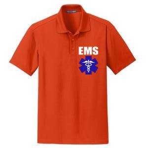 Ems Emt Paramedic Gift Emergency Medical Tech Dry Zone Grid Polo