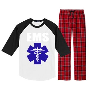 Ems Emt Paramedic Gift Emergency Medical Tech Raglan Sleeve Pajama Set