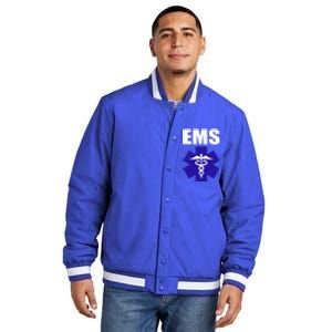 Ems Emt Paramedic Gift Emergency Medical Tech Insulated Varsity Jacket