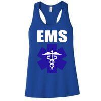 Ems Emt Paramedic Gift Emergency Medical Tech Women's Racerback Tank