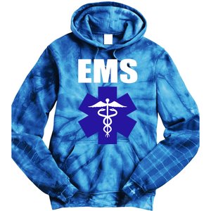 Ems Emt Paramedic Gift Emergency Medical Tech Tie Dye Hoodie