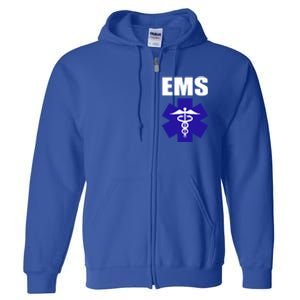 Ems Emt Paramedic Gift Emergency Medical Tech Full Zip Hoodie