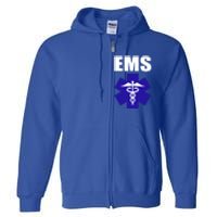 Ems Emt Paramedic Gift Emergency Medical Tech Full Zip Hoodie