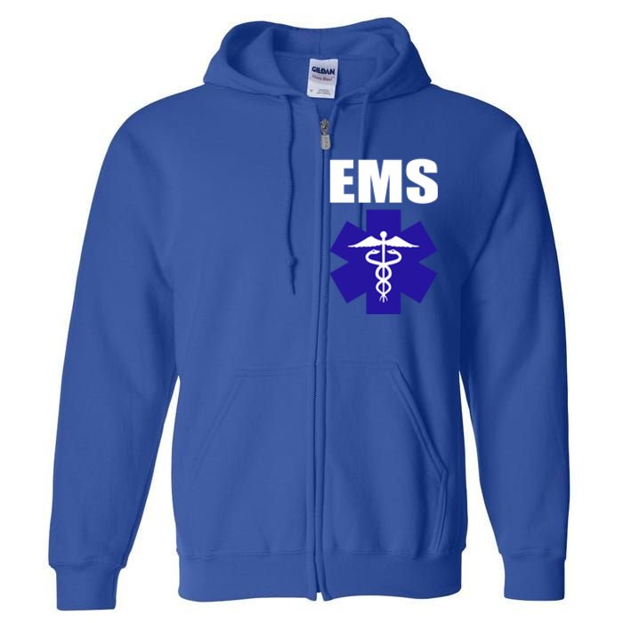 Ems Emt Paramedic Gift Emergency Medical Tech Full Zip Hoodie