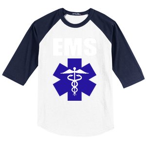 Ems Emt Paramedic Gift Emergency Medical Tech Baseball Sleeve Shirt