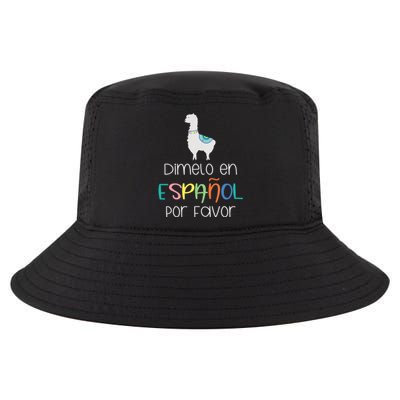 En Espanol Por Favor Maestra Bilingual Spanish Teacher Cool Comfort Performance Bucket Hat