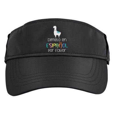 En Espanol Por Favor Maestra Bilingual Spanish Teacher Adult Drive Performance Visor