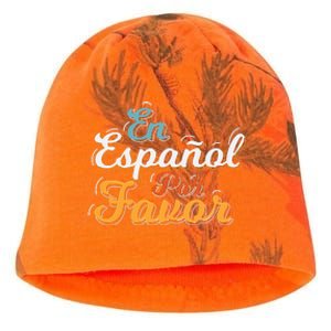 En Espaol Por Favor Spanish Teacher Kati - Camo Knit Beanie