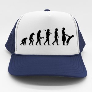 Educator Evolution PreSchool Nurturer Kindergarten Teacher Gift Trucker Hat