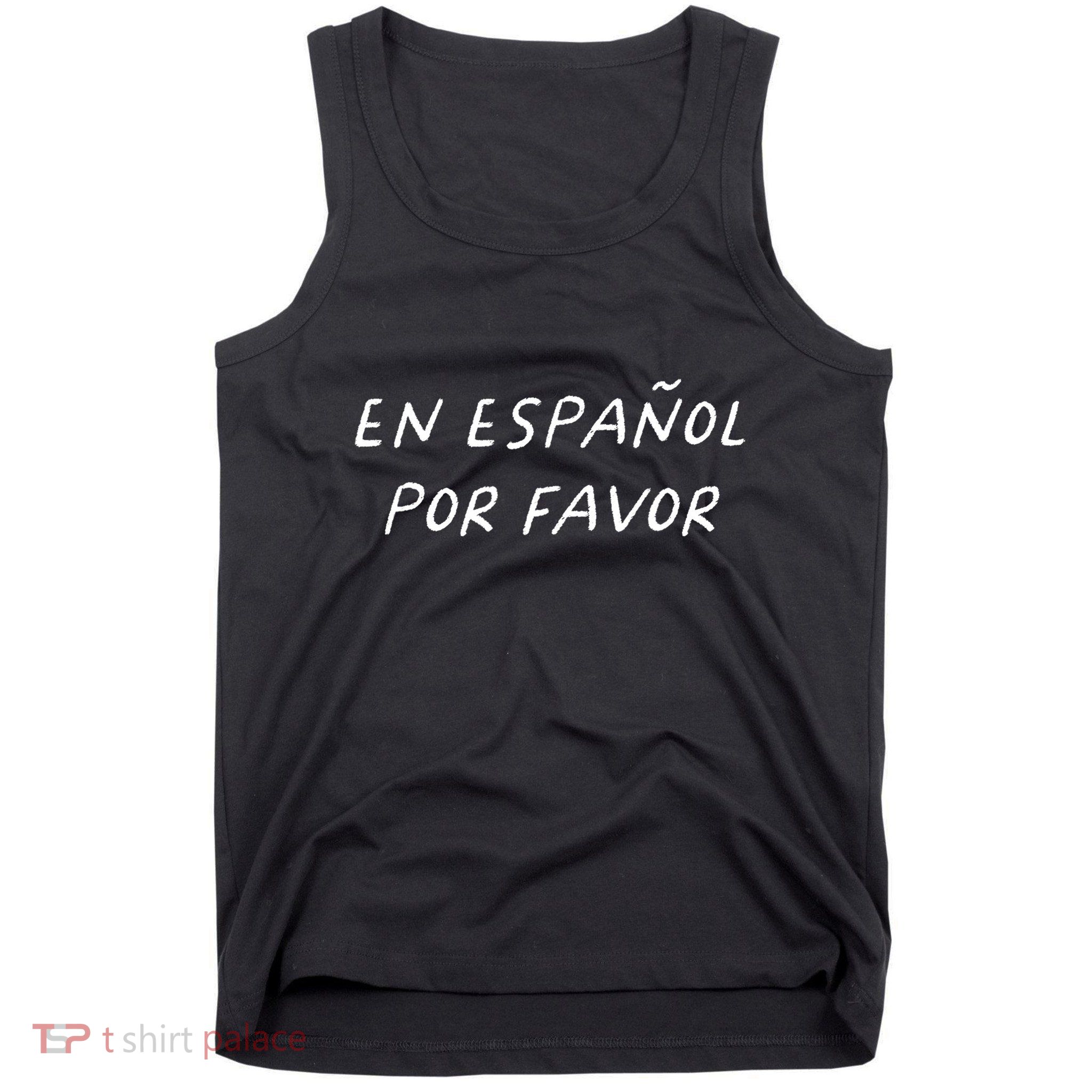 En EspañOl Por Favor Spanish Teacher Funny Back To School Tank Top