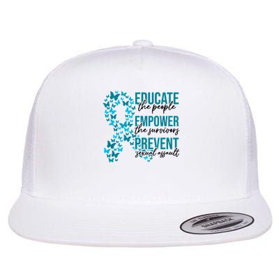 Educate Empower Prevent Flat Bill Trucker Hat