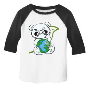 Earthday Everyday Polar Bear World Earth Day Meaningful Gift Toddler Fine Jersey T-Shirt