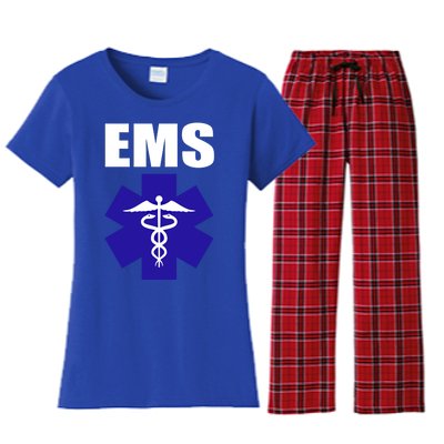 Ems Emt Paramedic Great Gift Emergency Medical Tech Women's Flannel Pajama Set