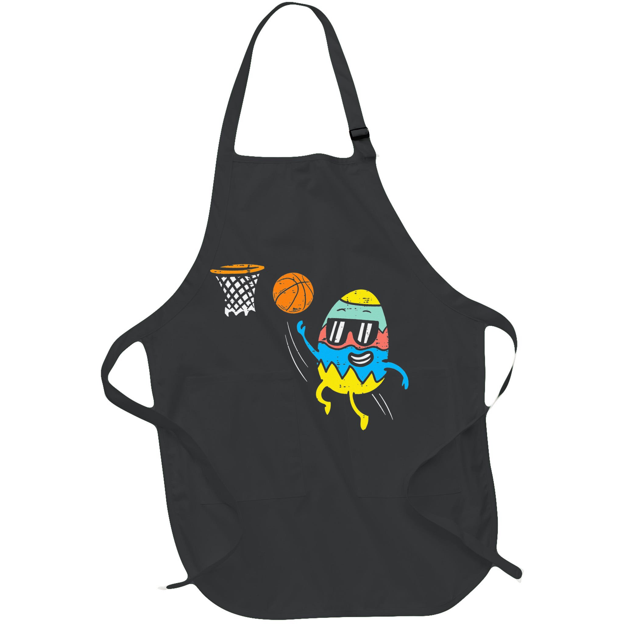 Easter Egg Playing Basketball Cute Sports Apron