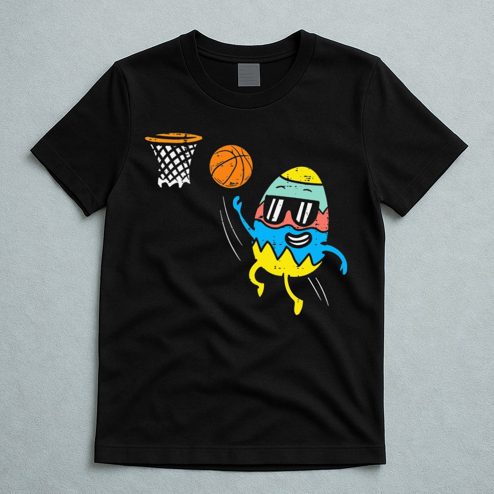 Easter Egg Playing Basketball Cute Sports T-Shirt