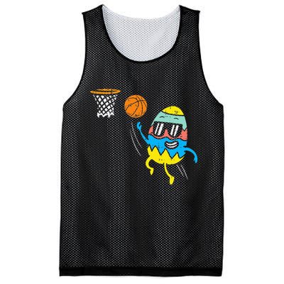 Easter Egg Playing Basketball Cute Sports Mesh Reversible Basketball Jersey Tank