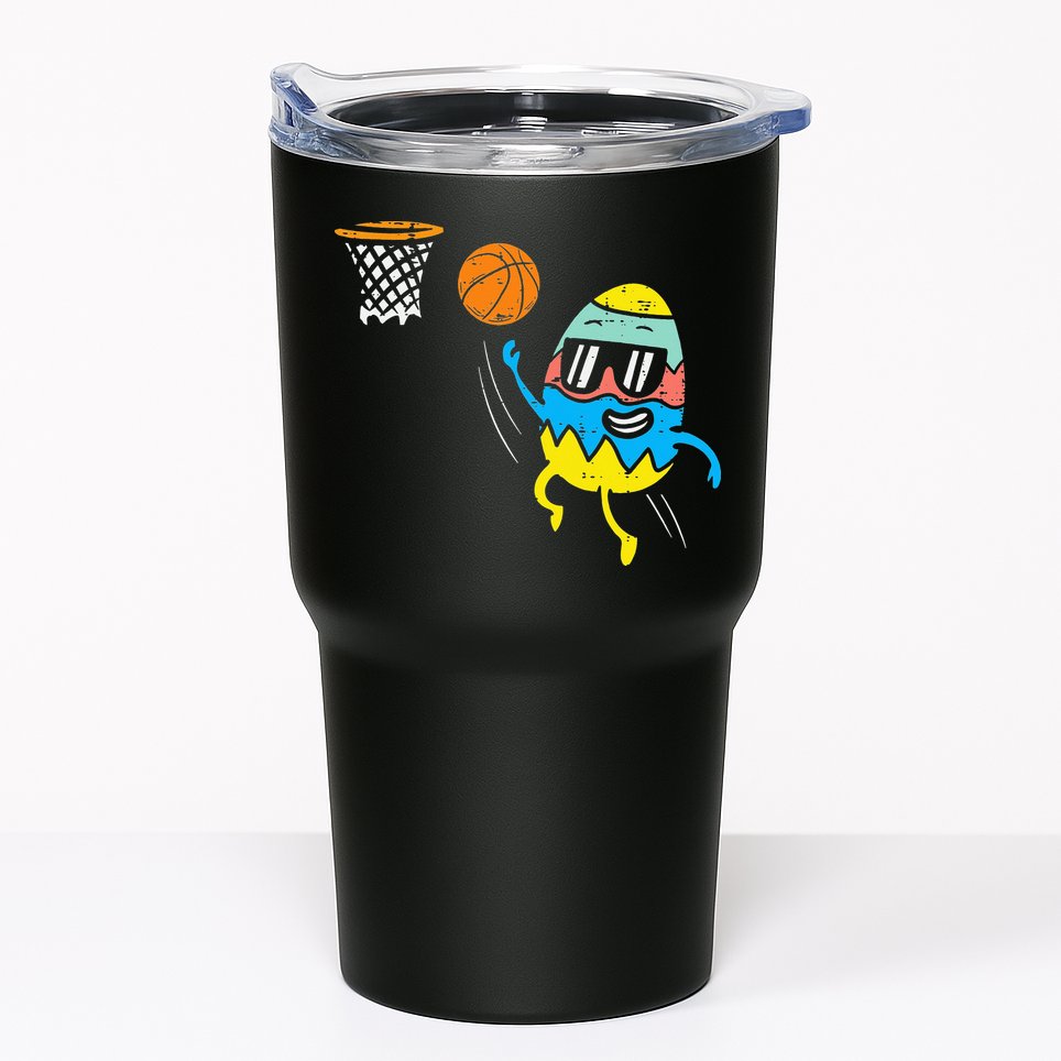 Easter Egg Playing Basketball Cute Sports Tumbler