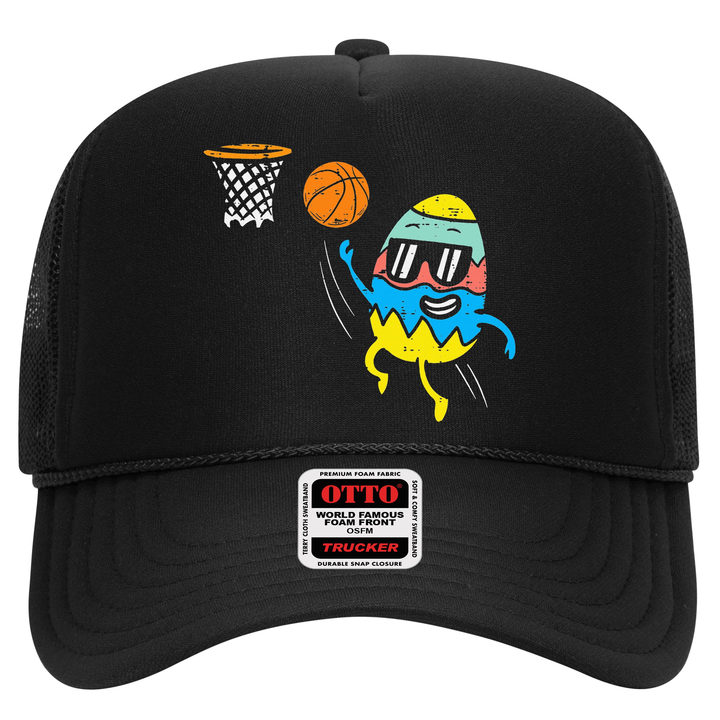 Easter Egg Playing Basketball Cute Sports Hat