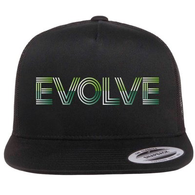 Evolve Existential Philosophical Flat Bill Trucker Hat