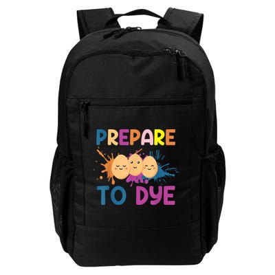 Easter Eggs PREPARE TO DYE Funny Easter Day Backpack