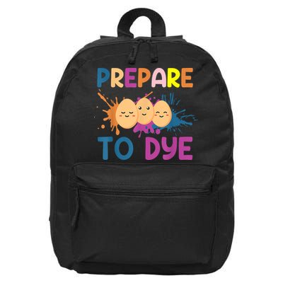 Easter Eggs PREPARE TO DYE Funny Easter Day 16 in Basic Backpack