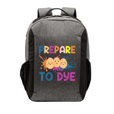 Easter Eggs PREPARE TO DYE Funny Easter Day Vector Backpack