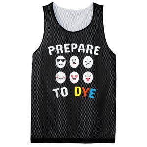 Easter Eggs PREPARE TO DYE Funny Easter Day Mesh Reversible Basketball Jersey Tank