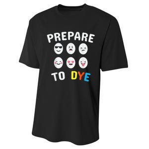 Easter Eggs PREPARE TO DYE Funny Easter Day Performance Sprint T-Shirt