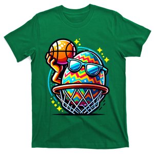 Easter Egg Playing Basketball Sports T-Shirt