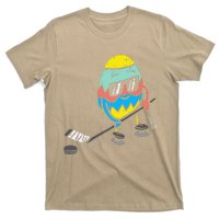 Easter Egg Playing Ice Hockey Cute Sports T-Shirt