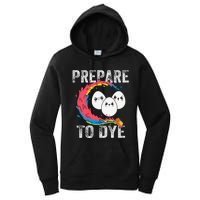 Easter Eggs PREPARE TO DYE Funny Easter Day Women's Pullover Hoodie