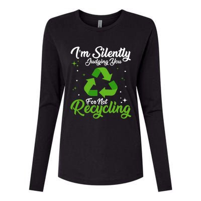 Ecologist Environmental Protection, Recycling Earth Day Womens Cotton Relaxed Long Sleeve T-Shirt