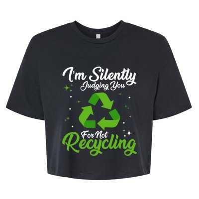 Ecologist Environmental Protection, Recycling Earth Day Bella+Canvas Jersey Crop Tee