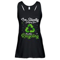 Ecologist Environmental Protection, Recycling Earth Day Ladies Essential Flowy Tank