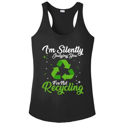 Ecologist Environmental Protection, Recycling Earth Day Ladies PosiCharge Competitor Racerback Tank