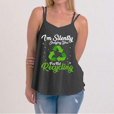 Ecologist Environmental Protection, Recycling Earth Day Women's Strappy Tank