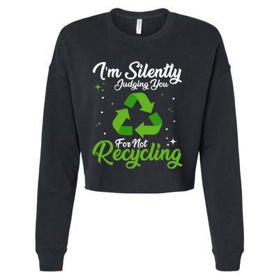 Ecologist Environmental Protection, Recycling Earth Day Cropped Pullover Crew