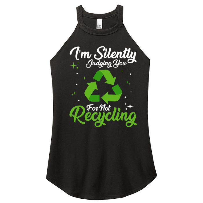 Ecologist Environmental Protection, Recycling Earth Day Women's Perfect Tri Rocker Tank