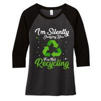 Ecologist Environmental Protection, Recycling Earth Day Women's Tri-Blend 3/4-Sleeve Raglan Shirt