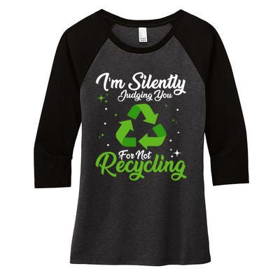 Ecologist Environmental Protection, Recycling Earth Day Women's Tri-Blend 3/4-Sleeve Raglan Shirt