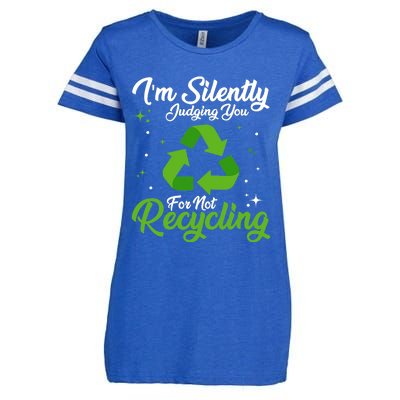 Ecologist Environmental Protection, Recycling Earth Day Enza Ladies Jersey Football T-Shirt