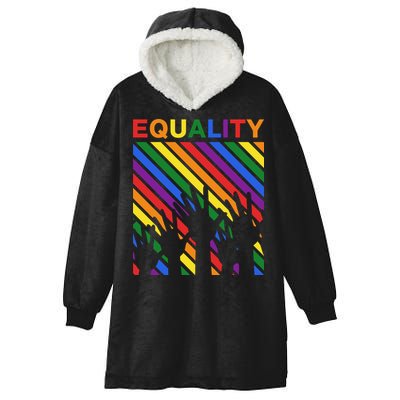 Equality Hooded Wearable Blanket