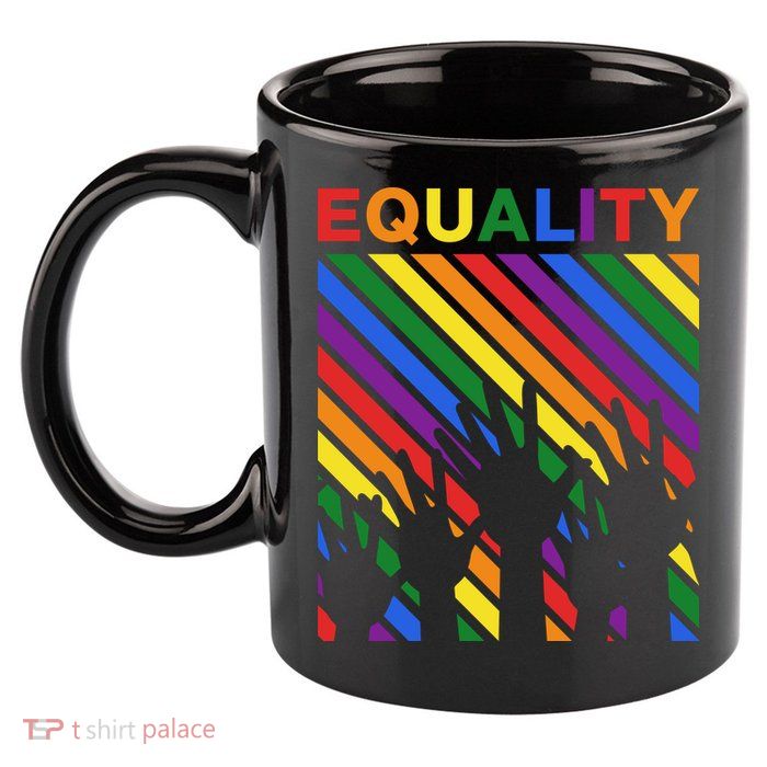 Equality 11oz C Handle Ceramic Mug