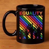 Equality 11oz C Handle Ceramic Mug