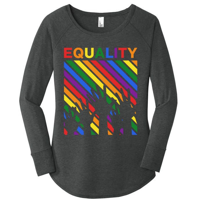 Equality Women's Perfect Tri Tunic Long Sleeve Shirt