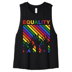 Equality Women's Racerback Cropped Tank