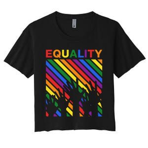 Equality Women's Crop Top Tee