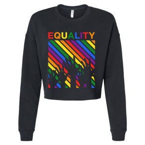 Equality Cropped Pullover Crew